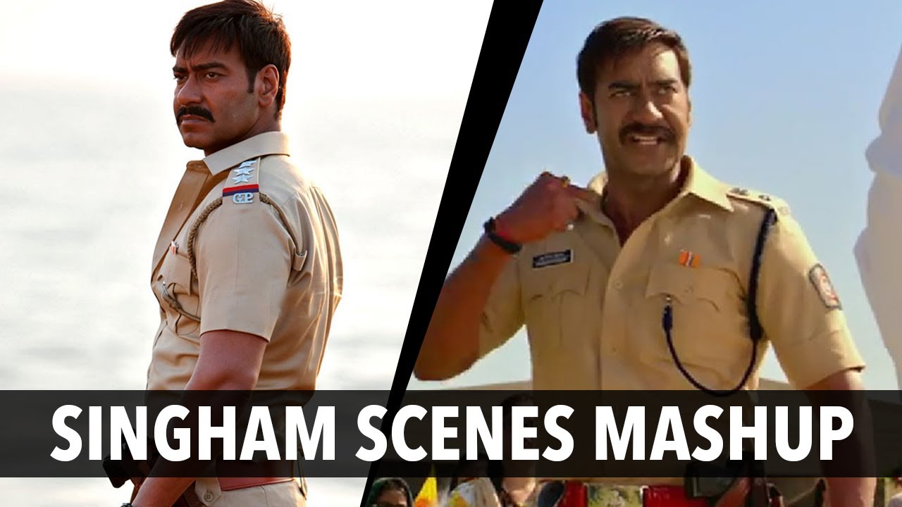 Ajay Devgn's Scenes Mashup |  Singham , Singham Returns | Movie Scenes | Rohit Shetty