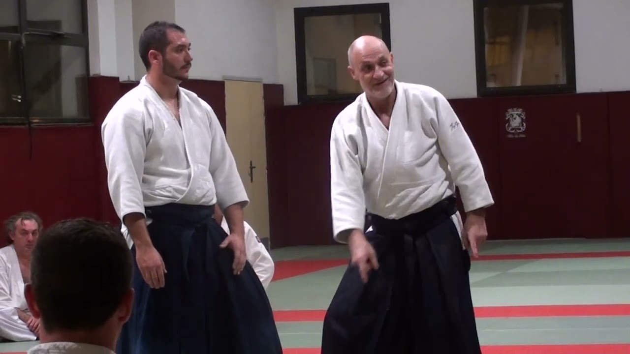 Aikido Sensei Philippe Gouttard - Yokomen Uchi Ikkyo