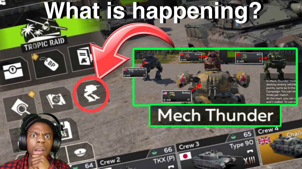 NEW Mech Mode in War Thunder Mobile!