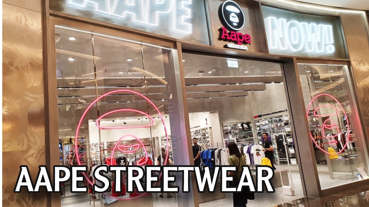 AAPE BY BATHING APE (BAPE) 2021  COLLECTION  @The Dubai Mall
