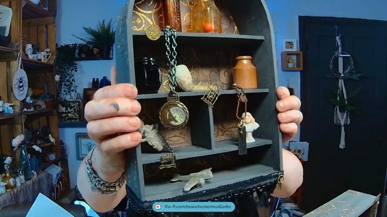 Victorian style display shelf from dumpsite find