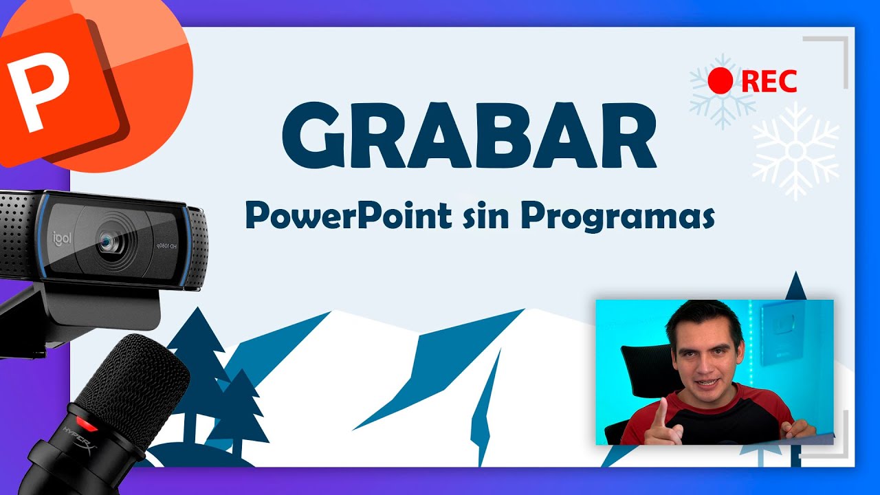 La mejor forma de Grabar PowerPoint con voz y CÁMARA en 2025!