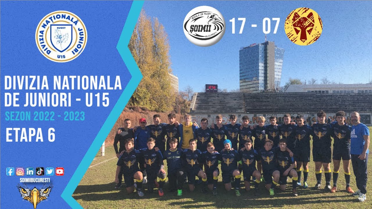 ACS Soimii Dinamo - PCE Ilfov Metrorex - Under 15 - Rugby DNJ 2022 2023