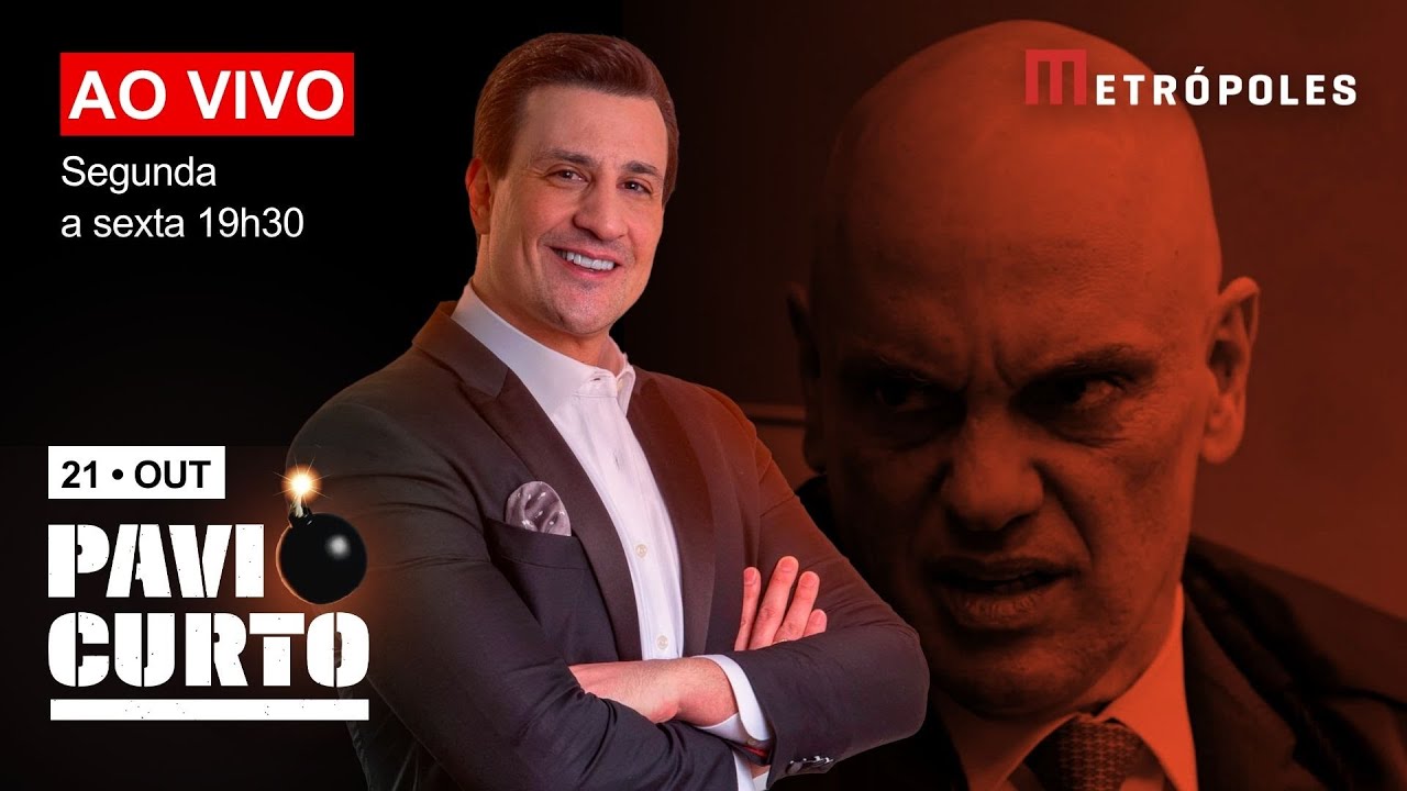 PAVIO CURTO COM PAVINATTO - AO VIVO (21/10): CASO FILIPE MARTINS; FUX REBELDE; E MAIS NOTÍCIAS RUINS