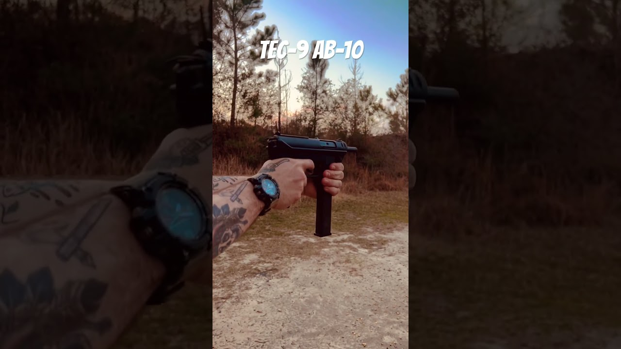 Tec-9 AB-10 by Intratec in Miami. #rangeday #firearms #fba #tec9 #tec #ab10 #freedom #2a #guns #9mm