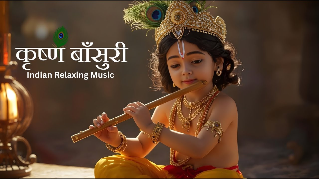 Divine Krishna Flute | Deep Calm Meditation Music | Peaceful Indian Flute EP25/26