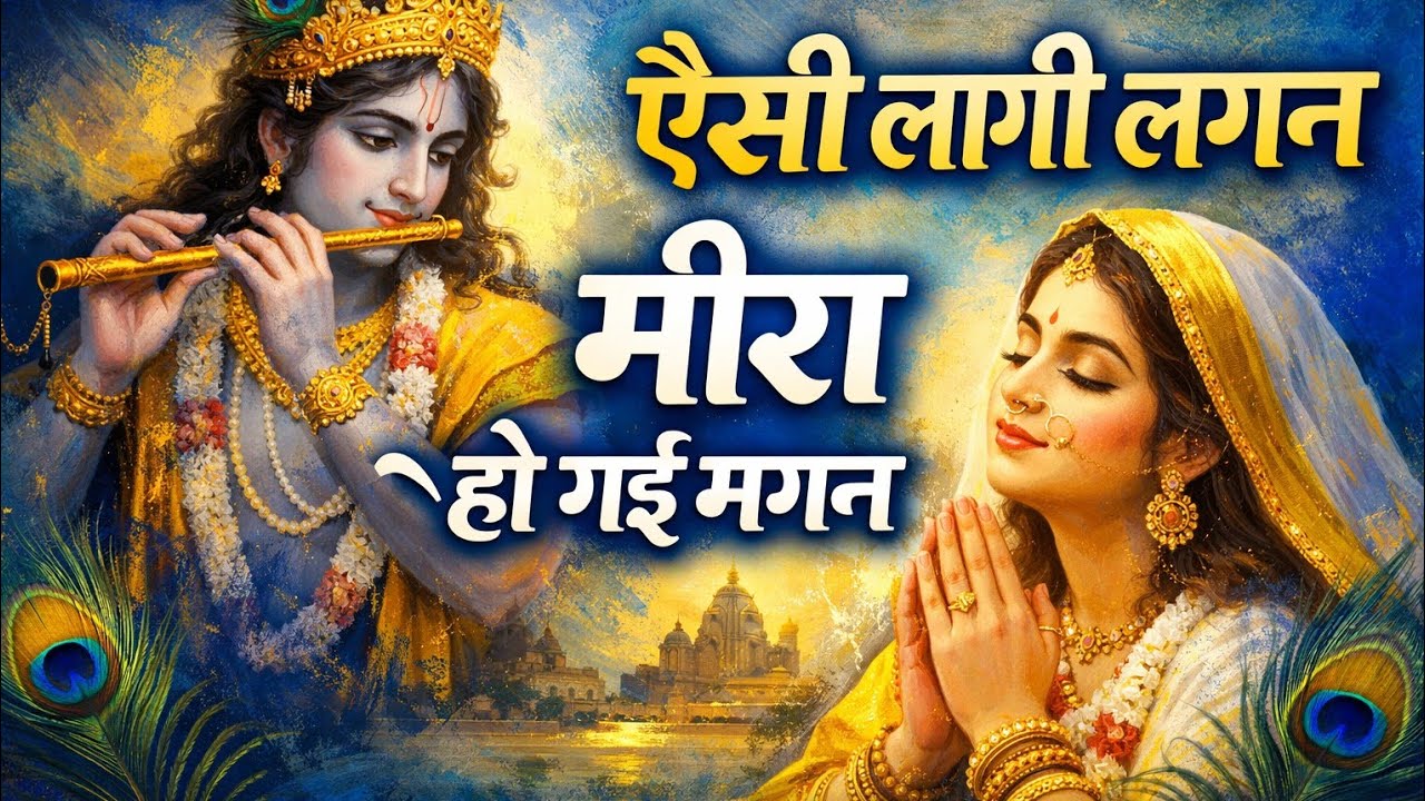 ऐसी लागी लगन मीरा हो गई मगन | Meera Bhajan | Heart Touching Krishna Bhakti