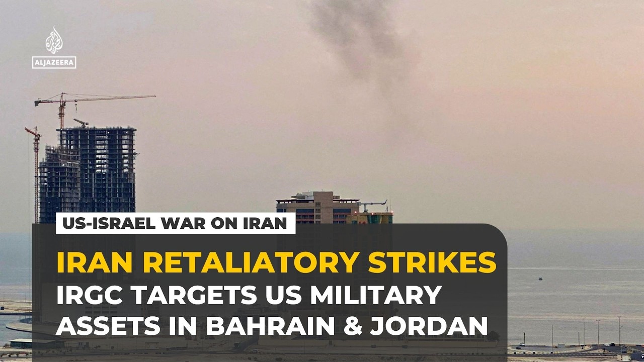 Iran&rsquo;s IRGC claims strikes on US military sites in Bahrain, Jordan and tankers in Hormuz