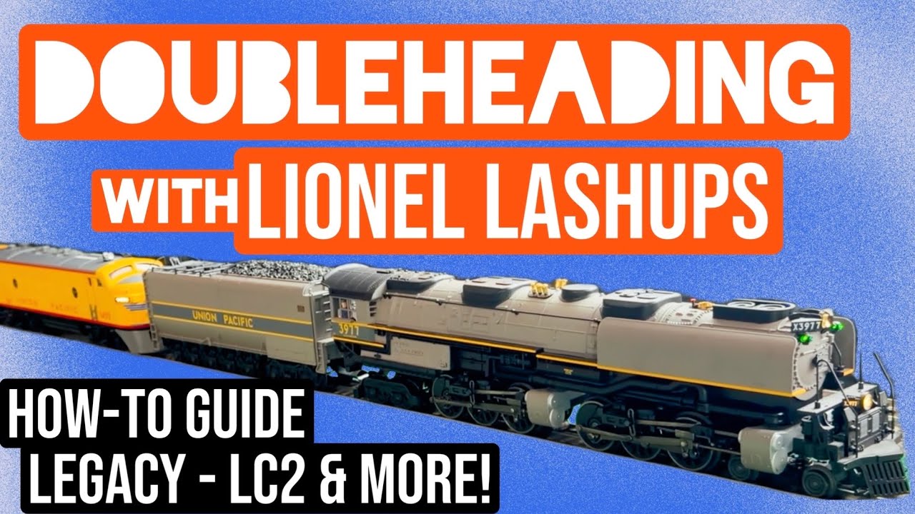 Двойная тяга поездов! Как правильно сцеплять поезда Lionel Legacy и многое другое!