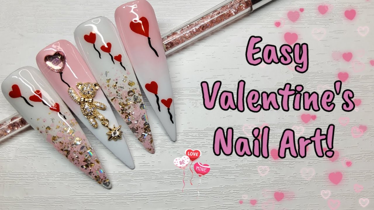 EASY VALENTINE'S NAIL ART | MADAM GLAM