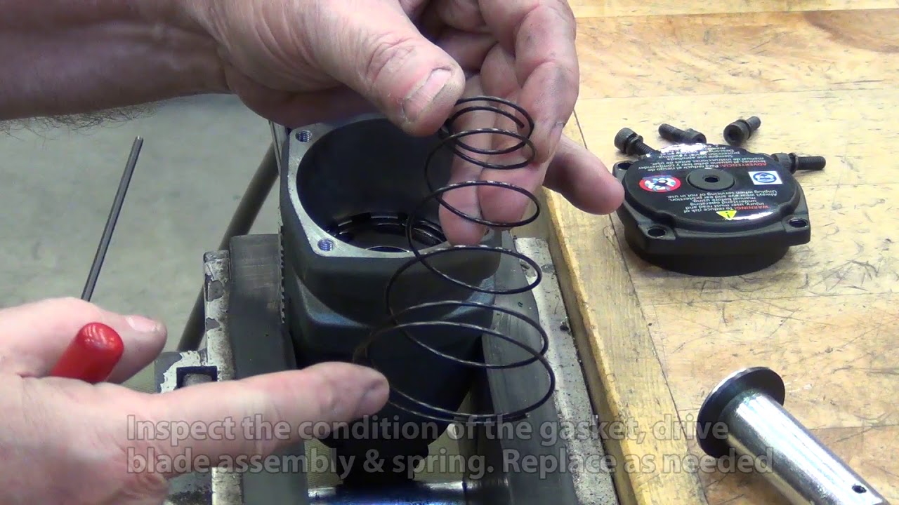 Powernail Model 54E - Drive Blade Assembly & Return Spring Replacement