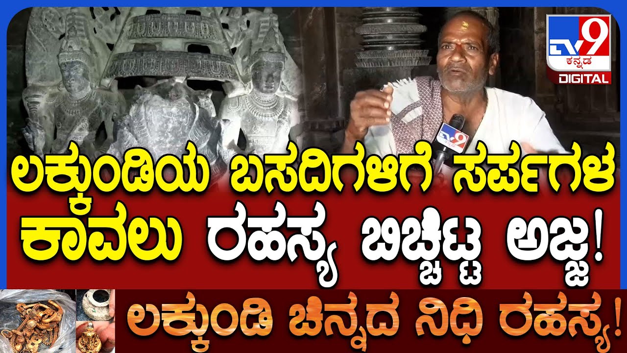 Lakkundi Excavation: ನಾಗನಾಥ ದೇಗುಲ ಪಕ್ಕದ ಬಸದಿಗಳಿಗೆ ಸರ್ಪಗಳ ಕಾವಲು ಗ್ರಾಮದ ವಿರುಪಾಕ್ಷಪ್ಪ ಹೇಳಿದ್ದೇನು?|#TV9D