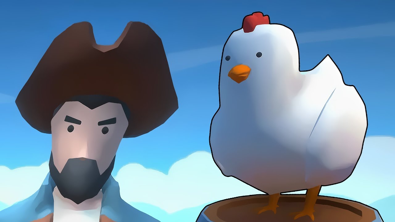 Blow the Hen Down - КУРИНОЕ НАВОДНЕНИЕ НА КОРАБЛЕ - Игра - Прохождение