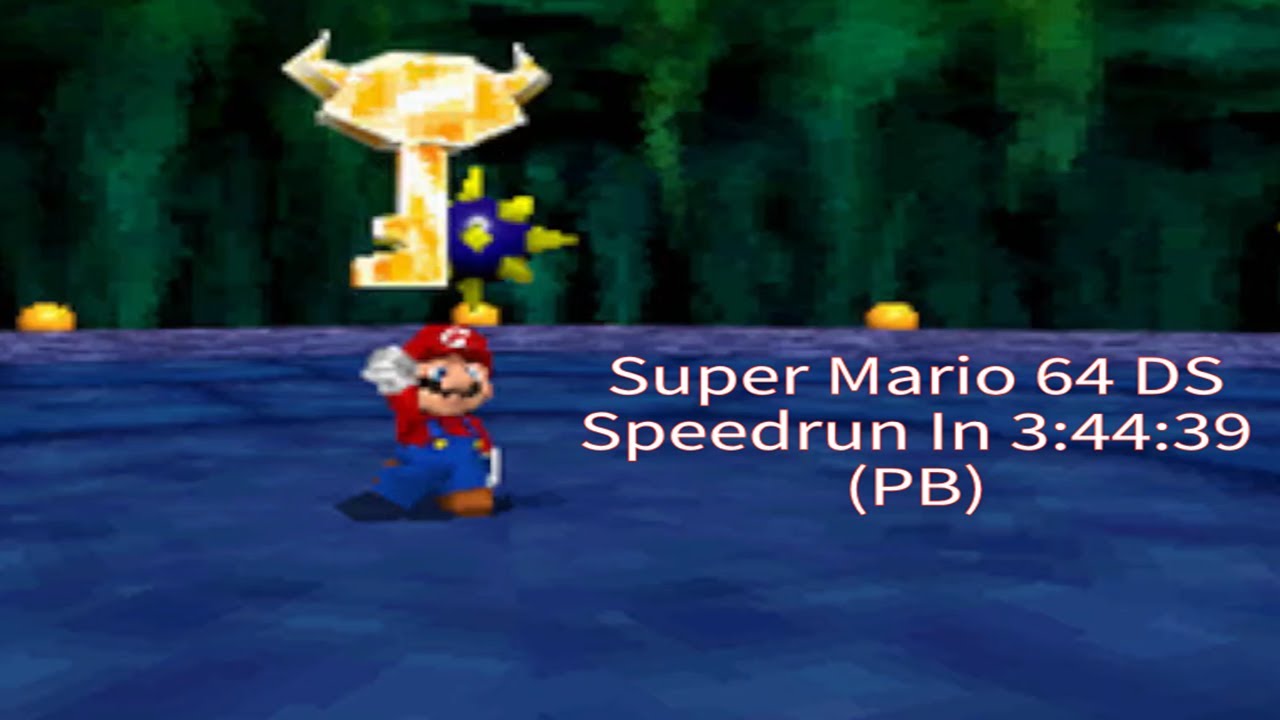 Super Mario 64 DS 150 Star Speedrun In 3:44:39 (PB)