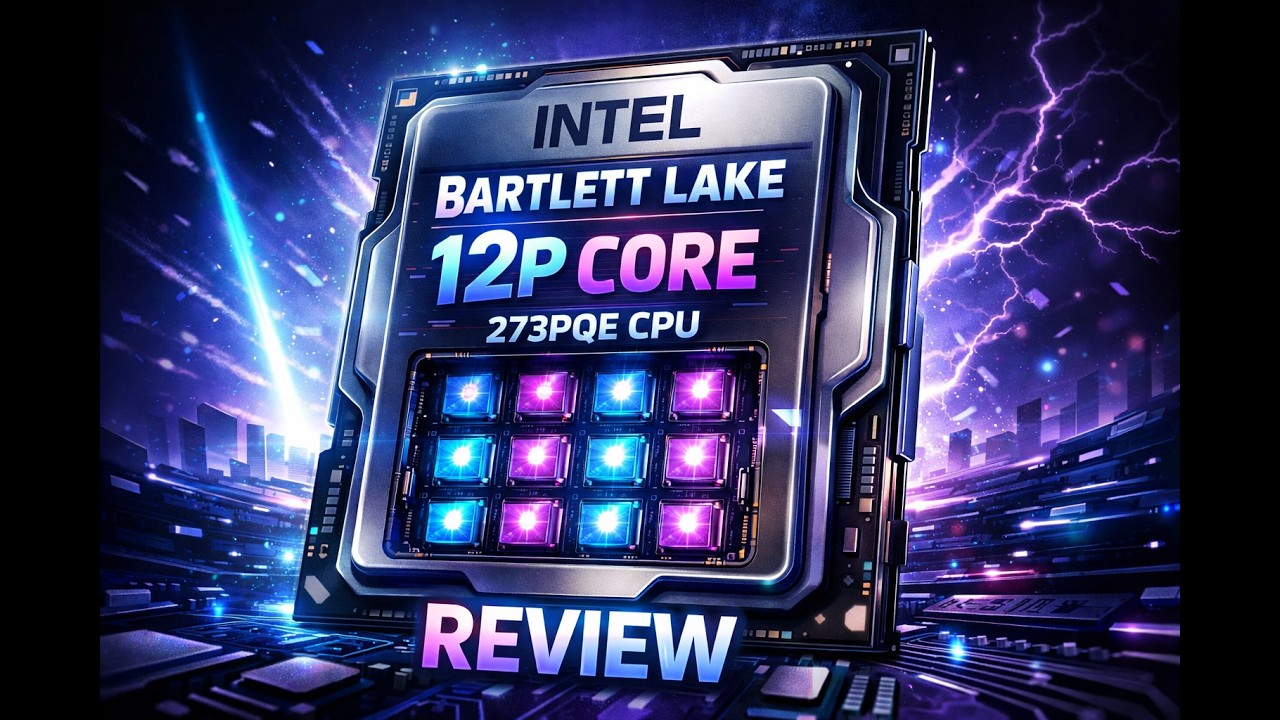 Тест процессора Intel Bartlett Lake с 273PQE и 12 ядрами