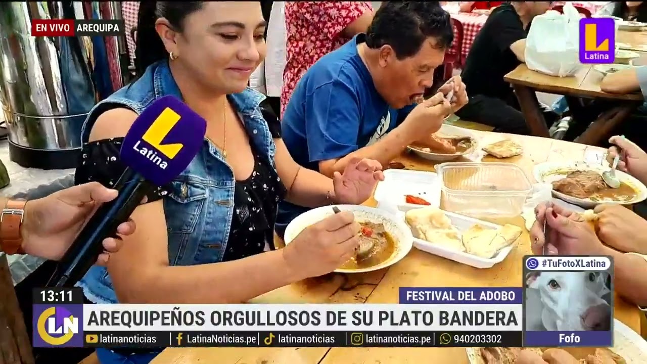 Así se vive el festival del adobo en Arequipa