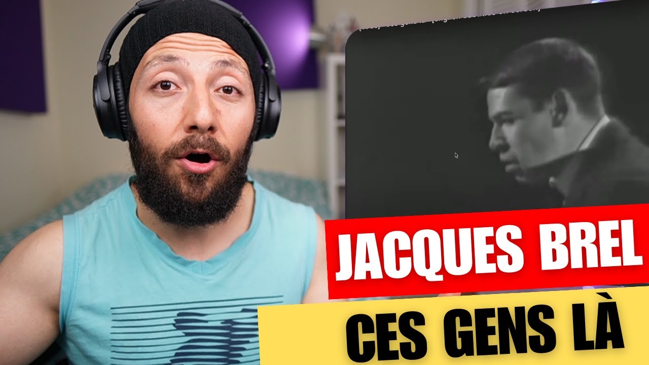 🇨🇦 КАНАДА РЕАГИРУЕТ НА Жака Бреля - [1966] - ces gens là - [ENG SUB] реакция