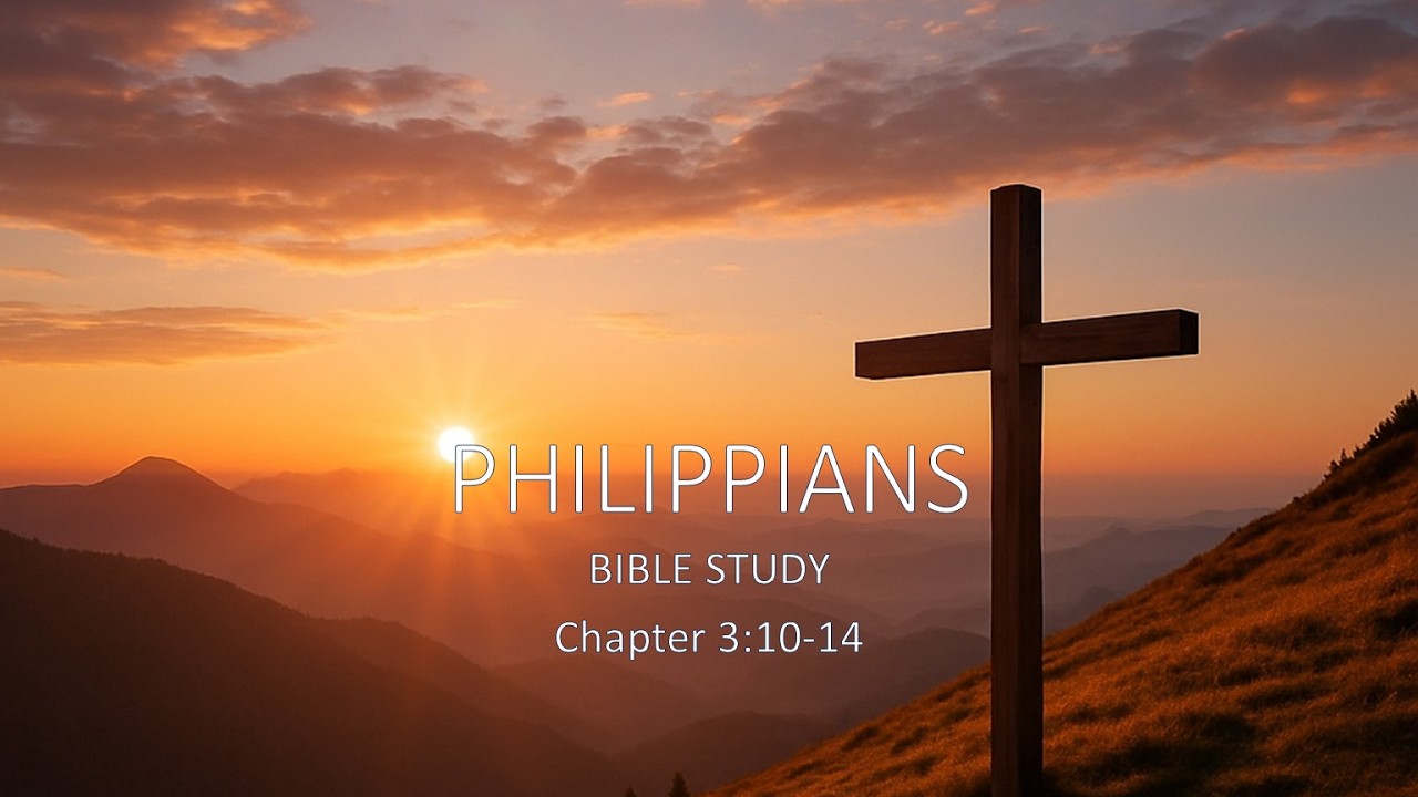 Bible Study - Philippians 3:10-14