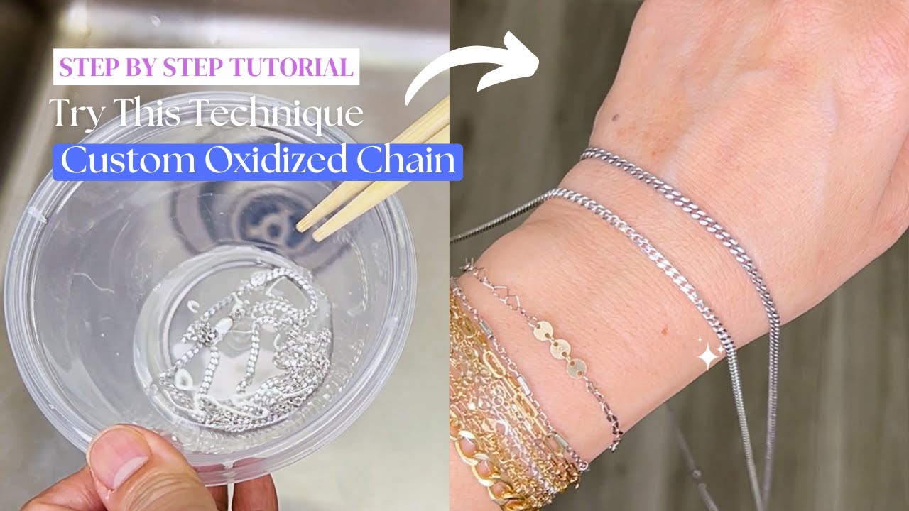 Custom Oxidized Chain Tutorial: Easy Step-by-Step Guide with Micro Welding 🔨 by Stones And Findings