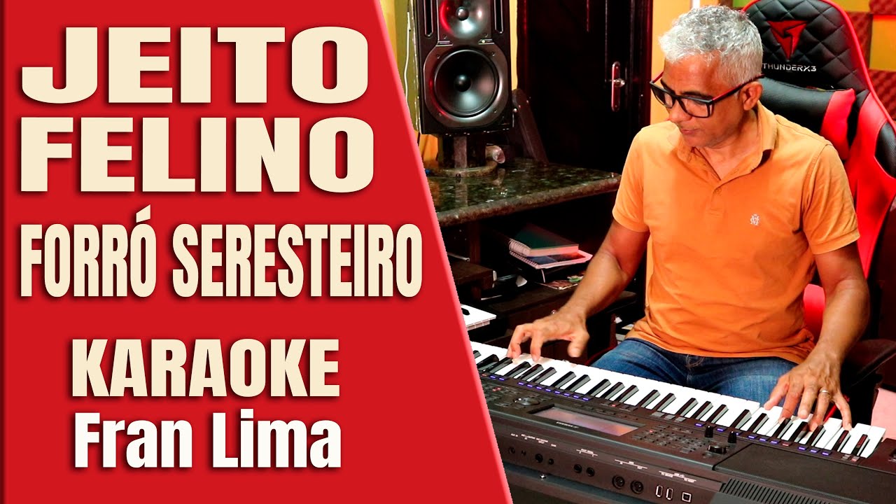 Jeito felino - Forró Seresteiro - Karaokê com FL