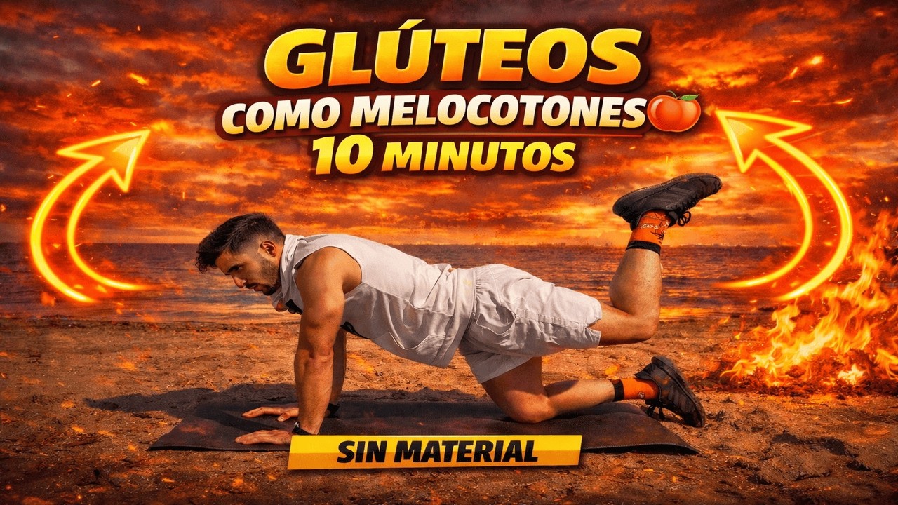 Haz esto 10 MINUTOS y tus GLÚTEOS CAMBIARÁN 🍑 (sin material)