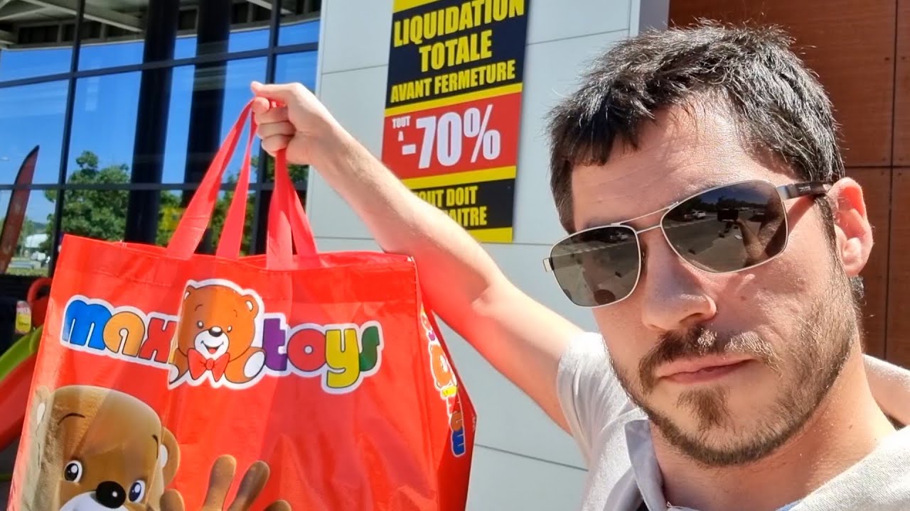 FERMETURE DEFINITIVE d'un magasin de jouets (je vide les rayons)