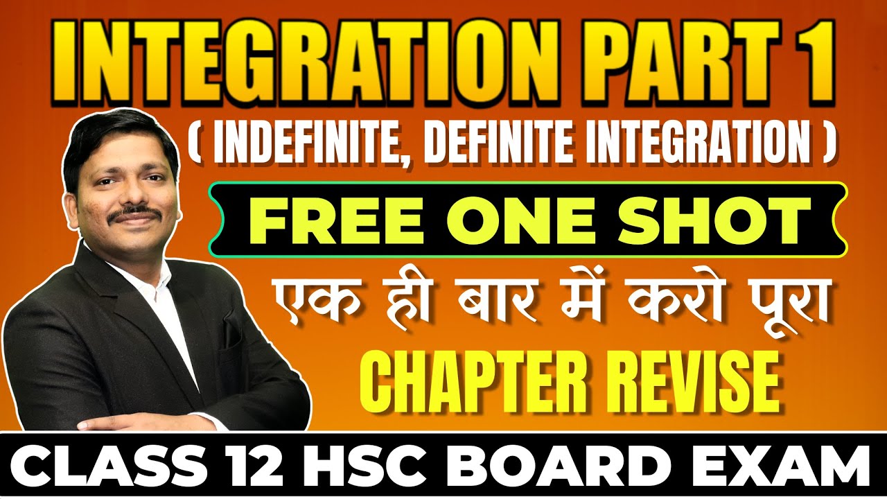 INTEGRATION PART 1-INDEFINITE: ONE SHOT DAILY LIVE LEC REVISION FOR HSC BOARD EXAM 2025 | DINESH SIR