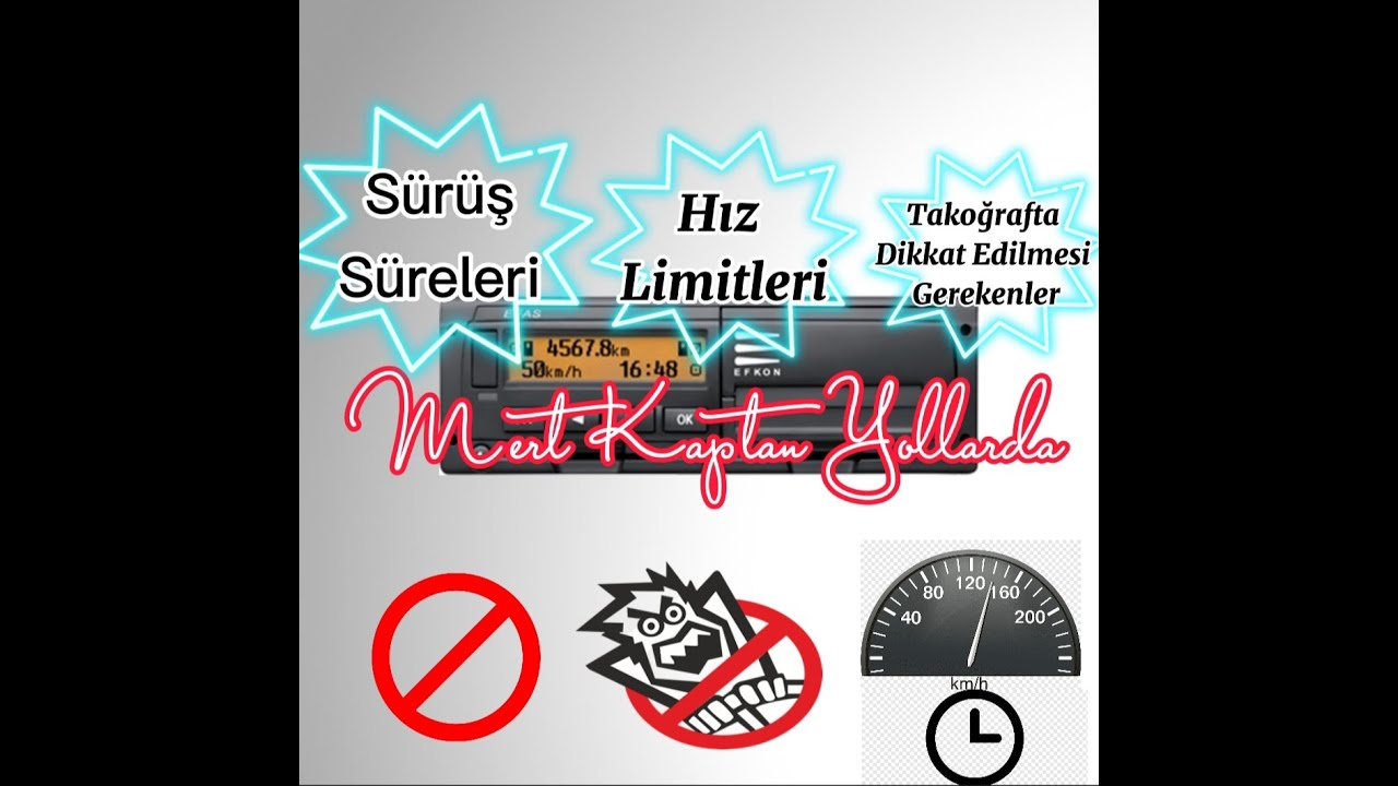 Takograf Sürüş Süreleri / AETR #8