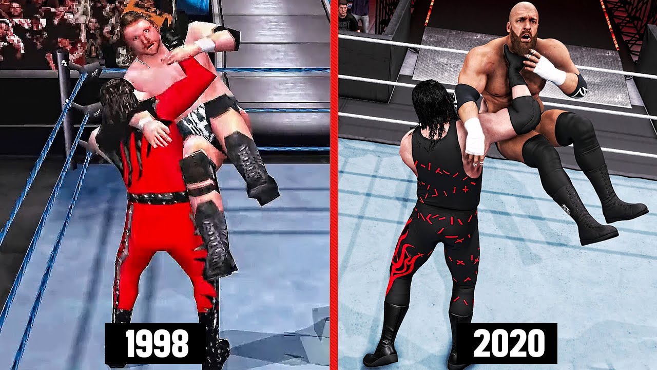 WWE 2K The Evolution Of Chokeslam! (WWE Games)
