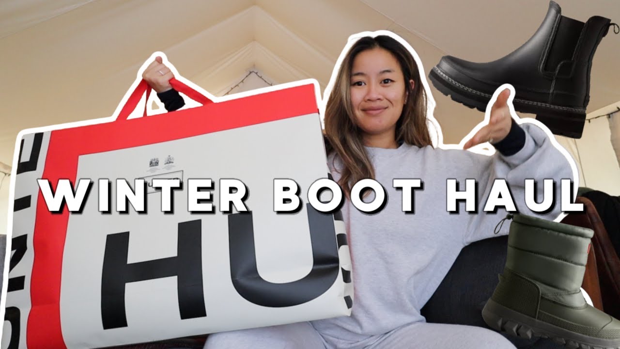 WINTER BOOT HAUL + my first influencer trip!!