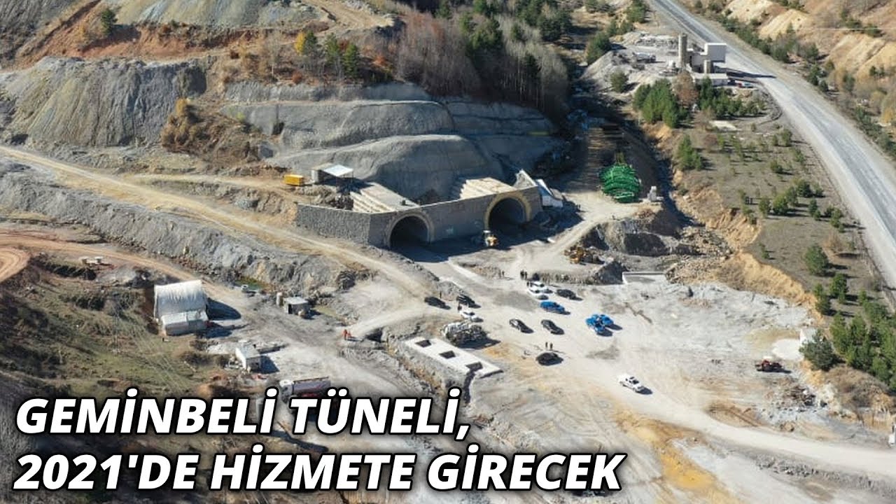 Geminbeli Tüneli, 2021'de hizmete girecek