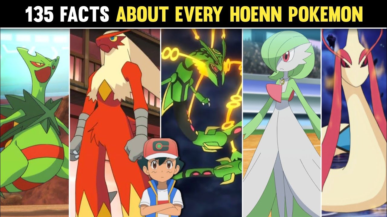 135 Facts about All Hoenn Pokemon | Fact about All Hoenn Pokemon|135 Facts of Pokemon|@Pokedon2_