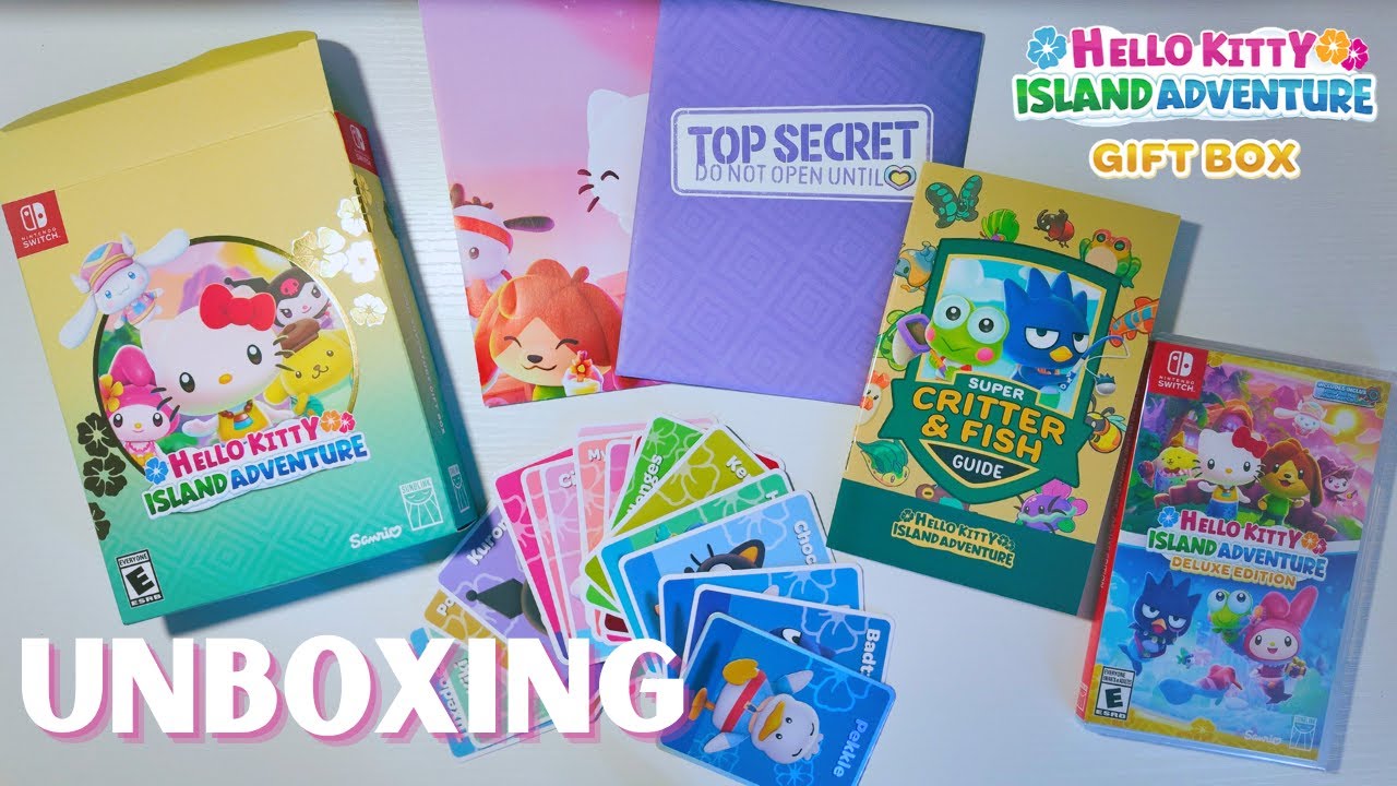 Unboxing the Hello Kitty Island Adventure Gift Box (Nintendo Switch Edition)