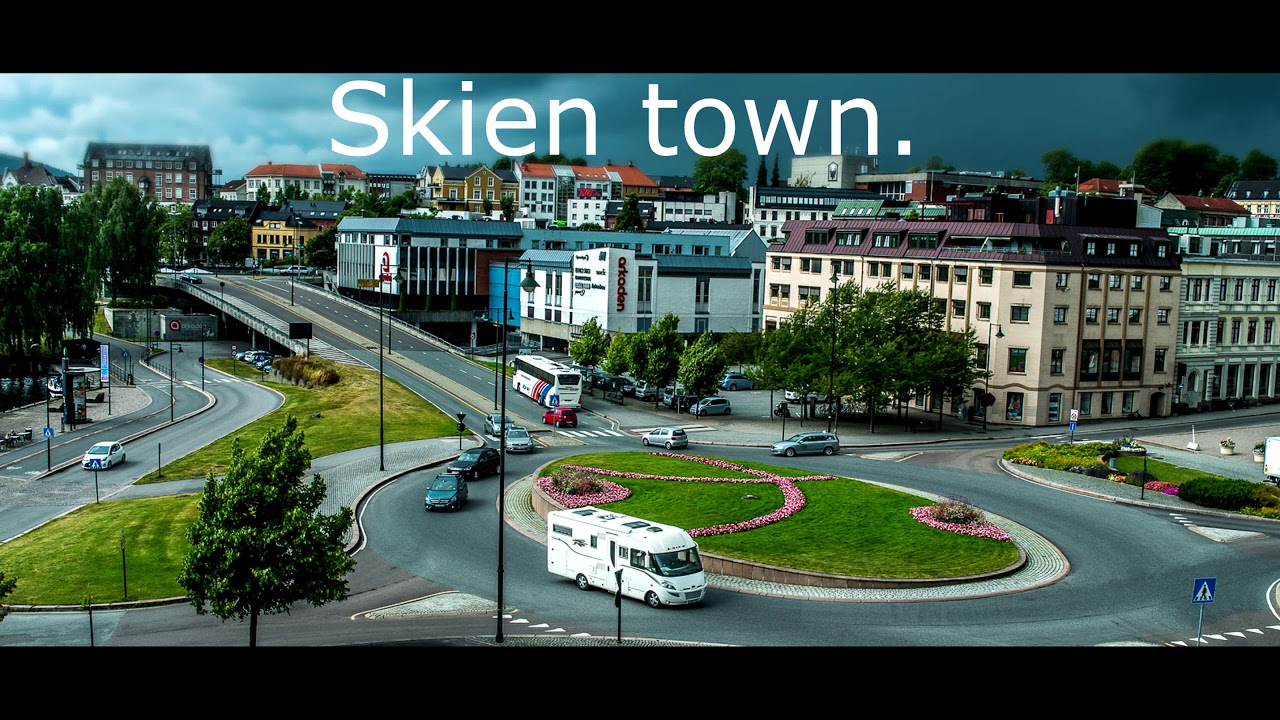 4k Skien town