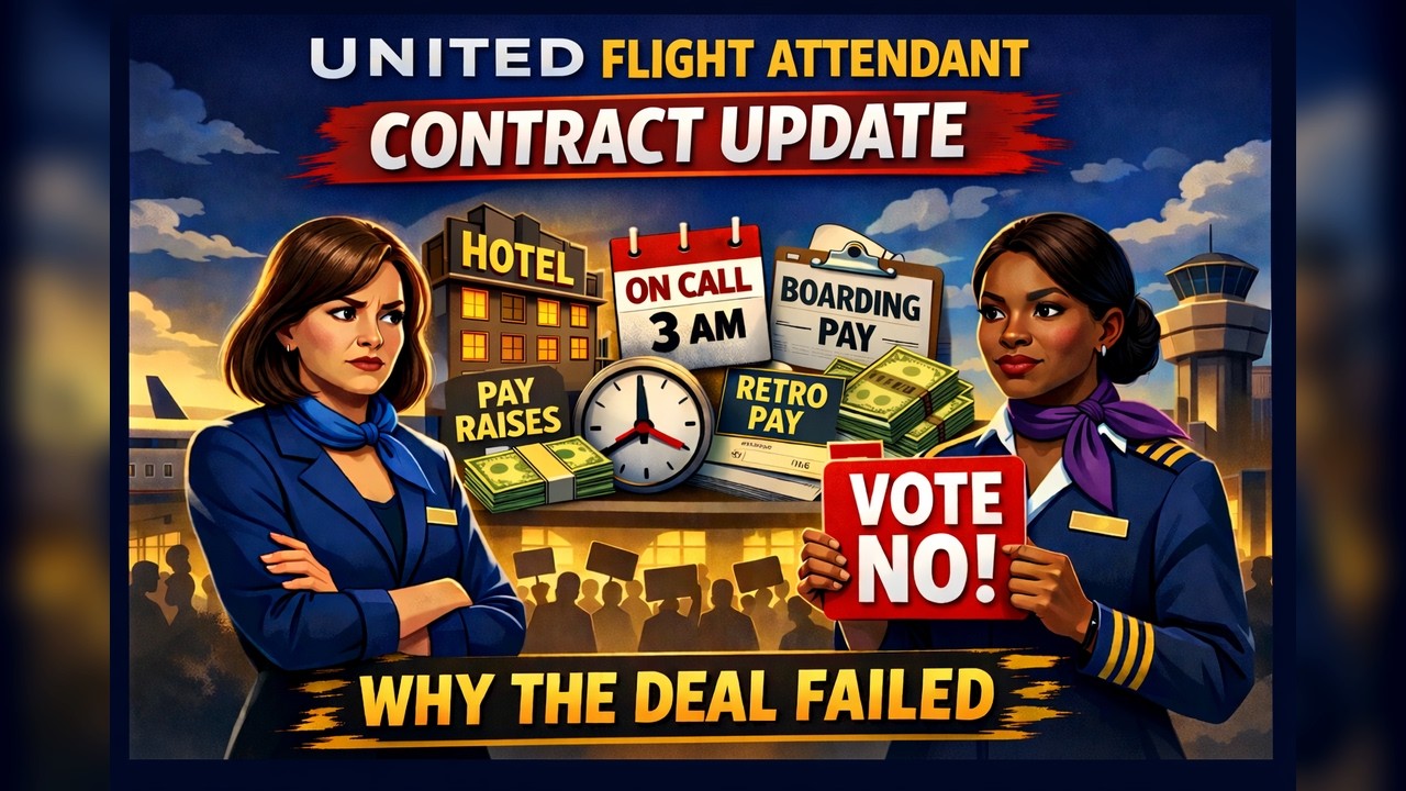 United Flight Attendants Rejected a Big Offer...Here’s Why!