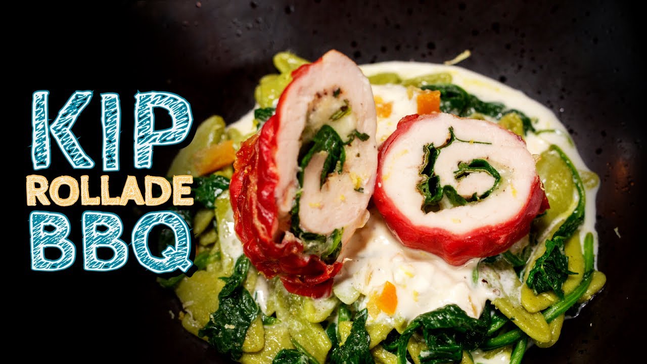De sappigste KIP rollade maak je op de pelletgril!