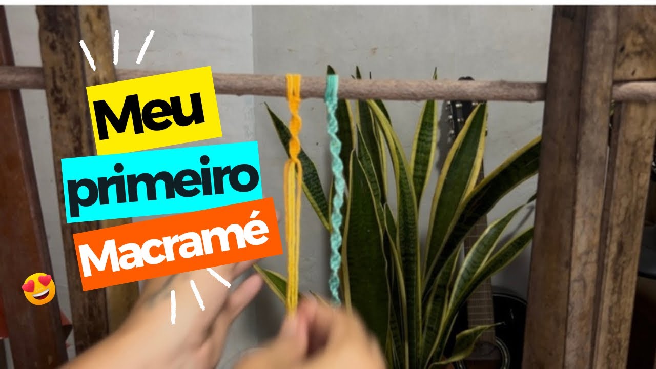 Macramé do zero -inicie comigo nessa jornada 