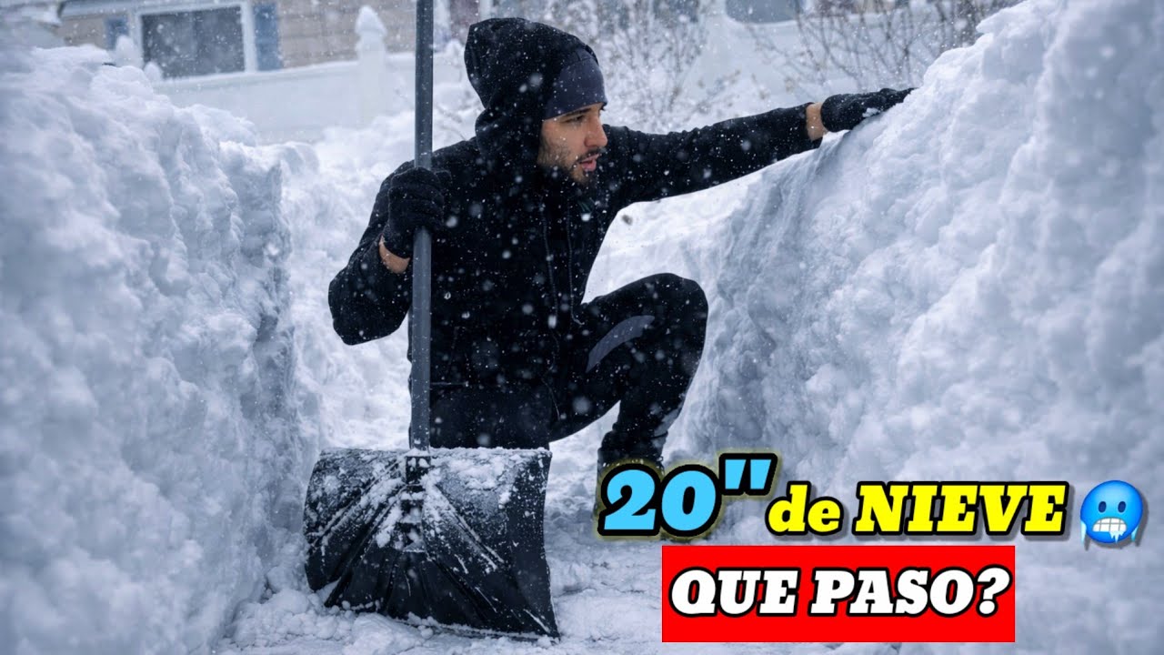 20” de Nieve Sepultan a Nueva York | La Ciudad Bajo el Hielo ❄️