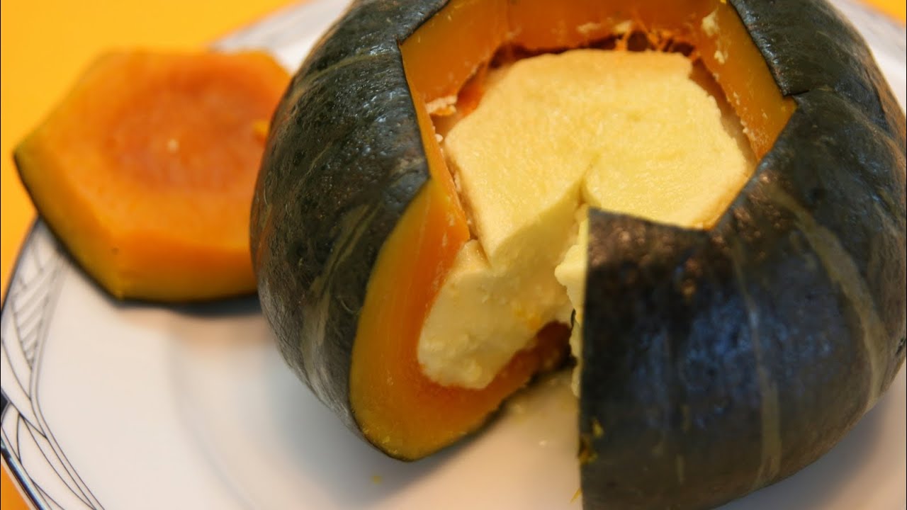 Pumpkin Coconut Custard - Laos Recipe - CookingWithAlia - Episode 301