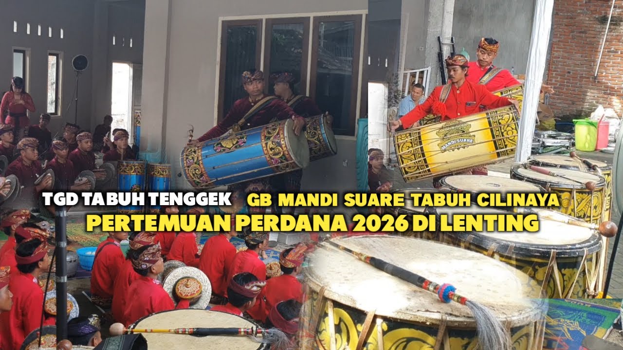 PERTEMUAN PERDANA 2026 GENDANG BELEQ MANDI SUARE TABUH CILINAYA FEAT GB TUNGGAL GALIH TARI TENGGEK