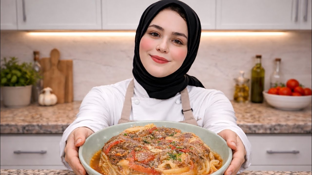 طريقة عمل المكرونة بالسجق في الفرن ☺️ أكلة سهلة وسريعة واقتصادية