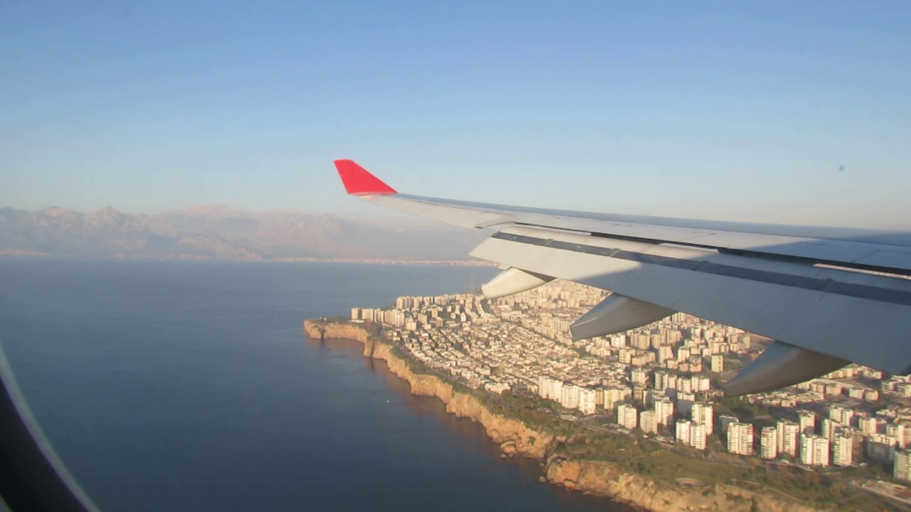 Onurair A330 Nice Landing in Antalya Intl. Airport