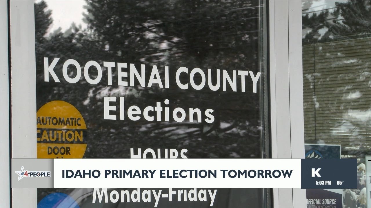 Idaho Primary election tomorrow