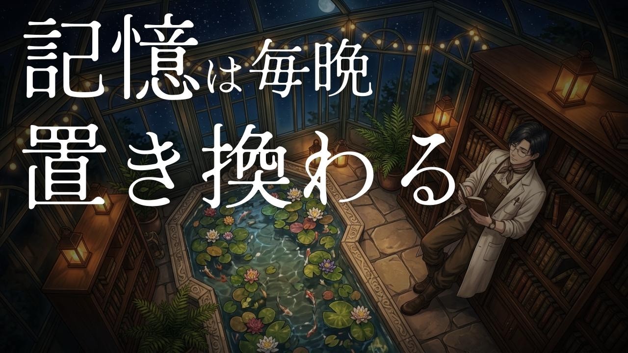 記憶の不思議な話 ~ 眠るたびに書き換わる、あなたの中の過去【寝落ちナレーション】