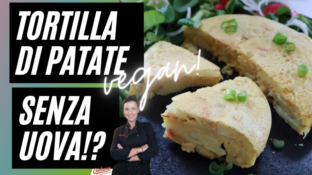 Frittata Spagnola | Ricetta vegana facile per fare la vera tortilla di patate e cipolle