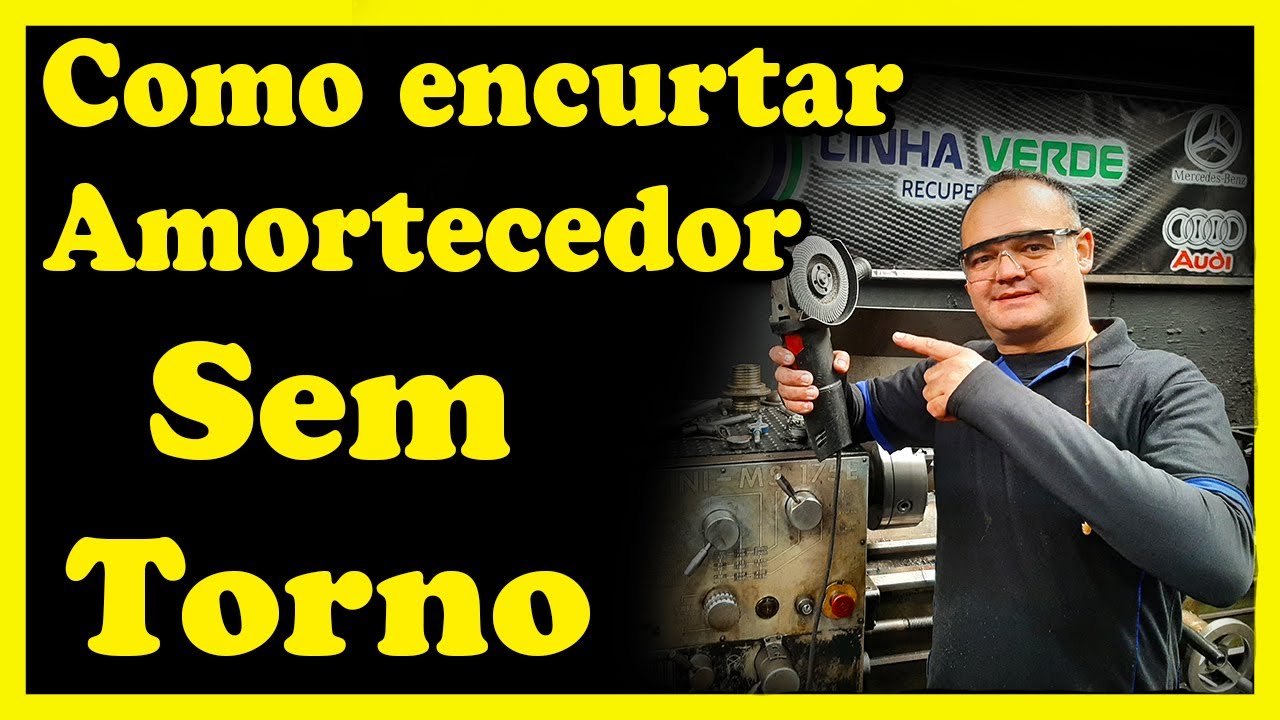 Como Encurtar Amortecedor sem Torno | Curso de Amortecedor