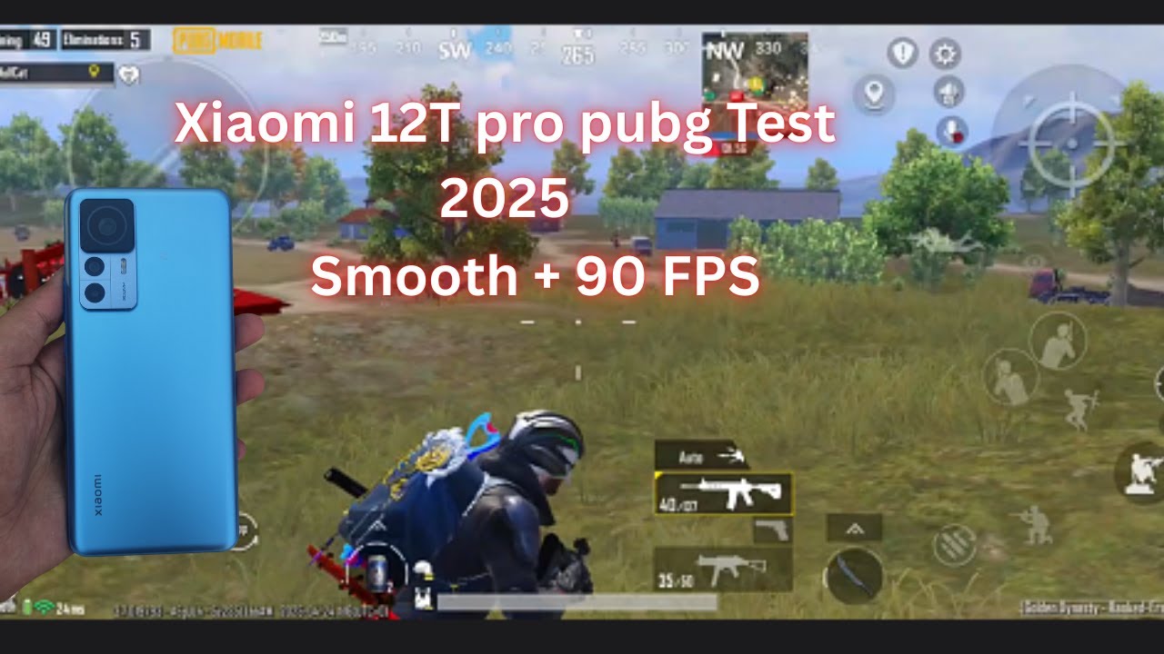 Xiaomi 12T pro PUBG test 2025 | smooth + 90 FPS