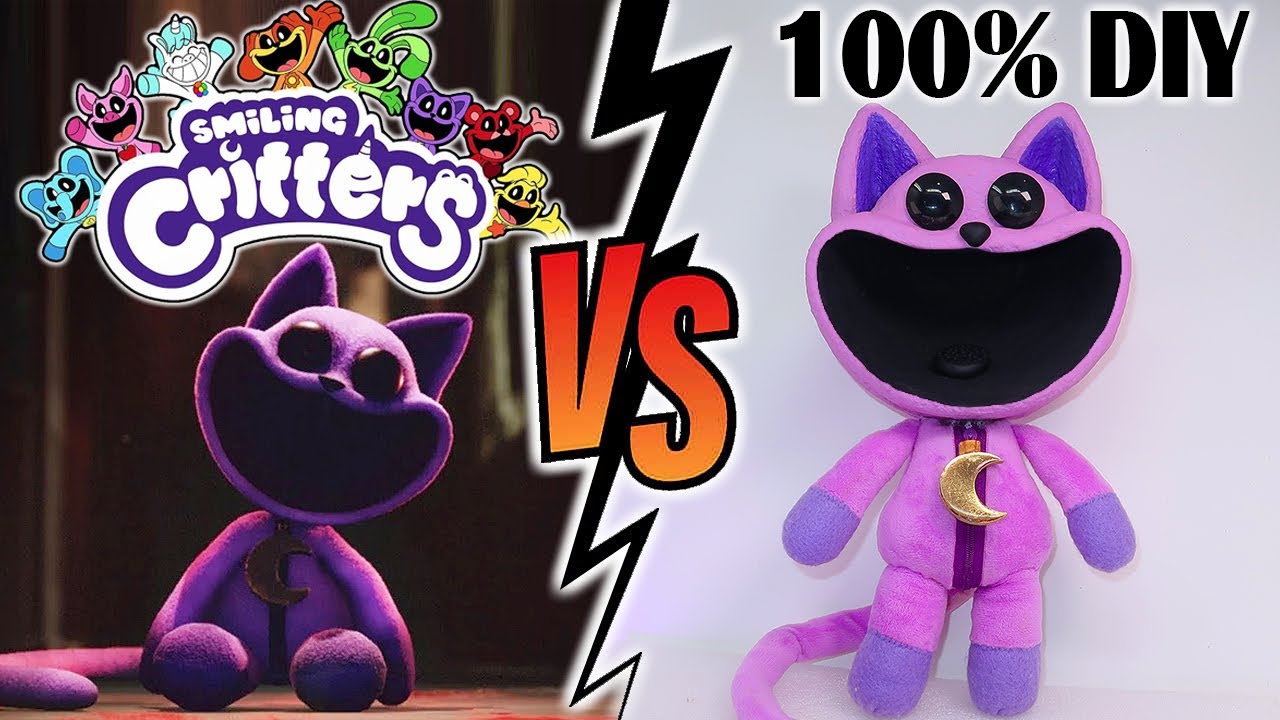 Make your own CATNAP 100% Realistic Plush! Poppy playtime Chapter 4 Smiling Critters