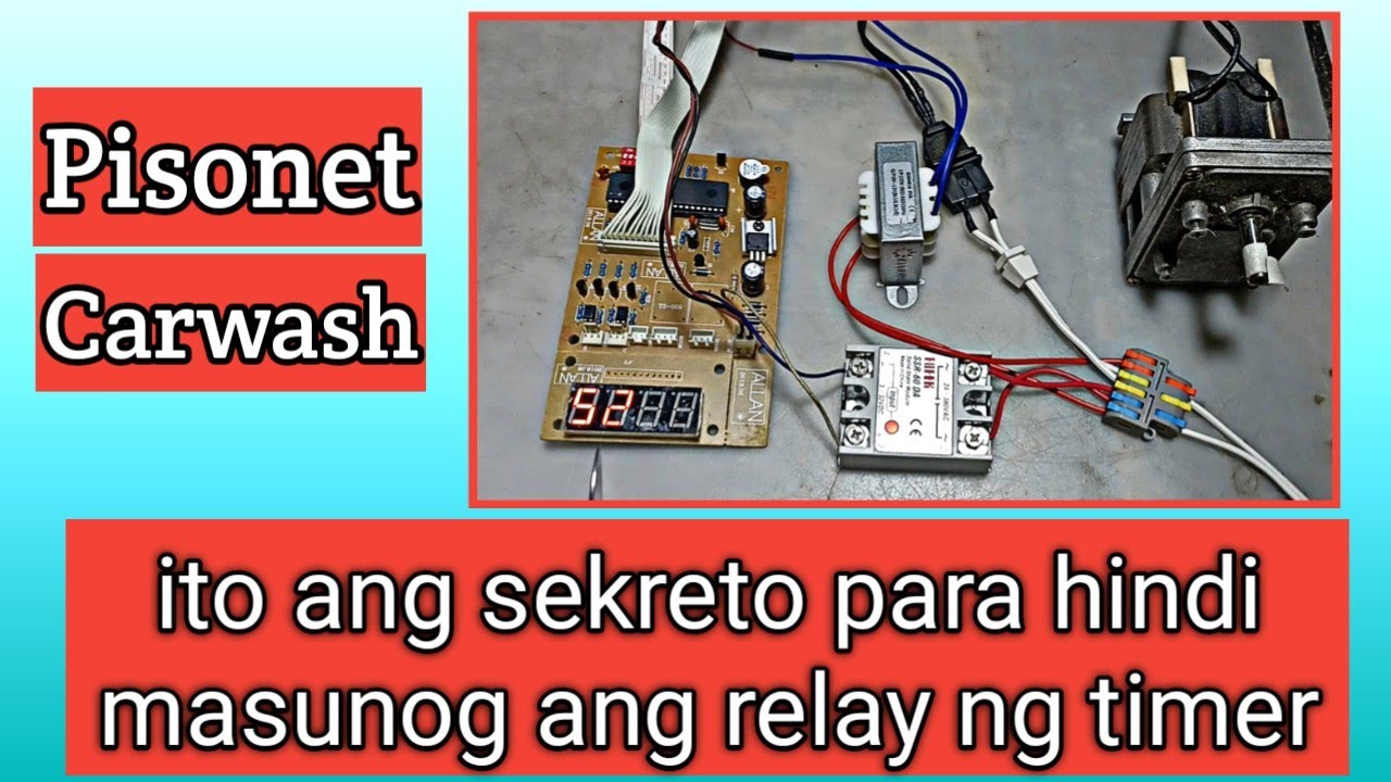 Paano palitan ng SSR  ang relay ng carwash allan timer?