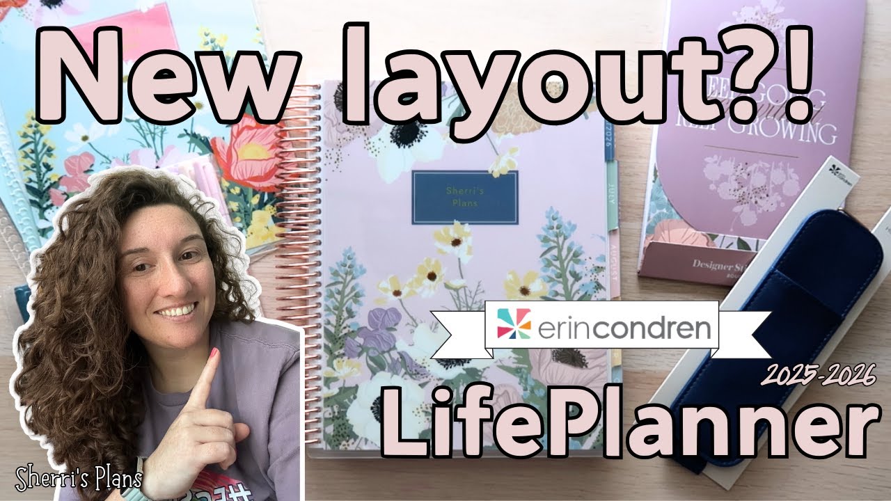 New DASHBOARD layout from Erin Condren | My review of the LifePlanner Launch | Bouquet design